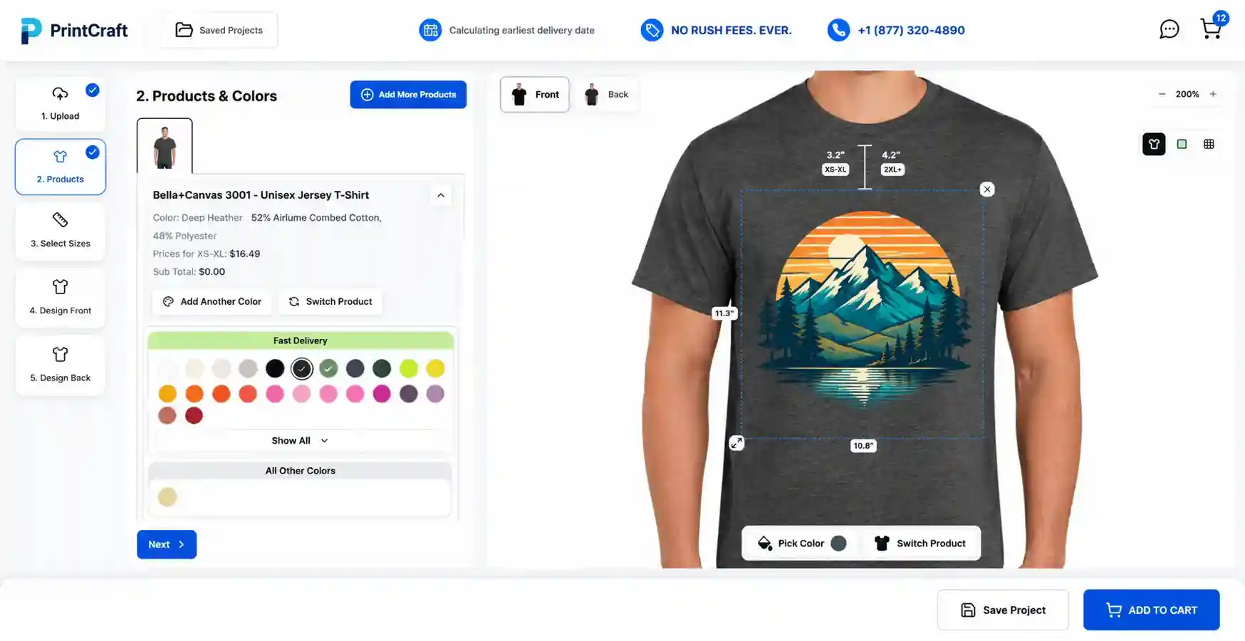 Jiffy DTF design tool