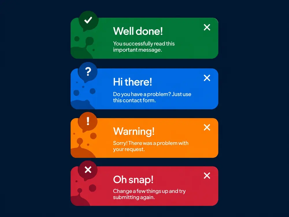 How to create a beautiful toast message component using React and Styled components