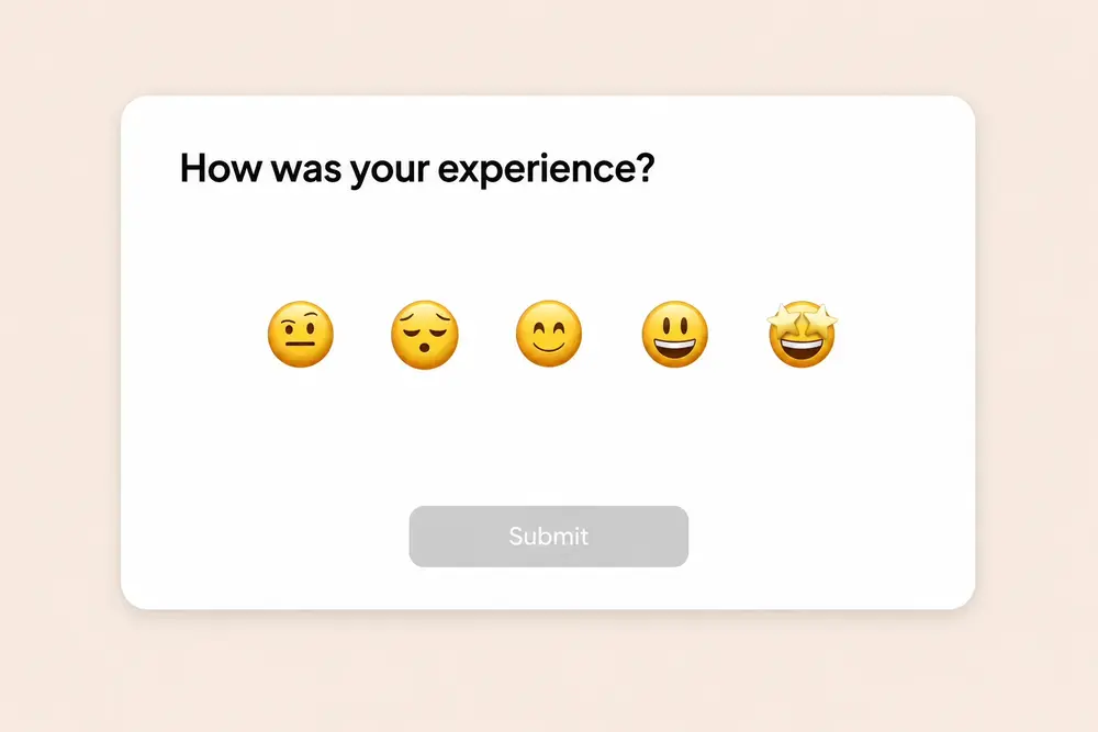 How to make a feedback component to seamlessly collect reviews in React.JS